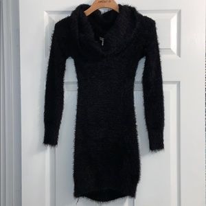 Arden B XS black furry dress